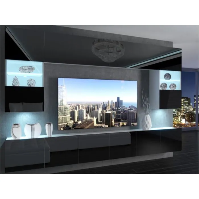 Dnevni regal GABI Dnevni regal GABI . Dnevni regal GABI modernega dizajna in elegantnega videza. Regal je prostoren in praktičen, popestril bo vaš dnevni prostor. Stranice so