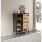 Dnevni regal LANASA . Dnevni regal LANASA, je eleganten kos pohištva, ki popestri vaš prostor s svojim luksuznim dizajnom. Narejen je iz kakovostnih