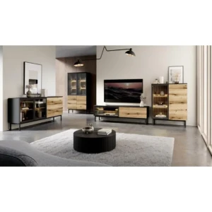 Dnevni regal LANASA . Dnevni regal LANASA, je eleganten kos pohištva, ki popestri vaš prostor s svojim luksuznim dizajnom. Narejen je iz kakovostnih