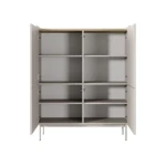 Dnevni regal LEVAS . Dnevni regal LEVAS, je eleganten kos pohištva, ki popestri vaš prostor s svojim luksuznim dizajnom. Narejen je iz kakovostnih materialov