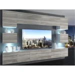 Dnevni regal LOTUS . Dnevni regal LOTUS modernega dizajna in elegantnega videza. Regal je prostoren in praktičen, popestril bo vaš dnevni prostor. Stranice