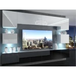 Dnevni regal LOTUS . Dnevni regal LOTUS modernega dizajna in elegantnega videza. Regal je prostoren in praktičen, popestril bo vaš dnevni prostor. Stranice