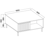 Dnevni regal MILI bež - slika 9