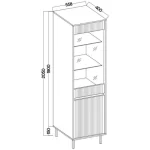 Dnevni regal MILI hrast - slika 7