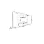 Dnevni regal PAR 3 . Dnevni regal PAR 3 je moderno oblikovan in elegantnega videza. Izdelan je v EU. Možno je dokupiti LED osvetlitev (30 €). Barva: -