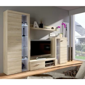 Dnevni regal RUBA 3 . Dnevni regal RUBA 3 je moderno oblikovan in elegantnega videza. Dnevni regal je izdelan v EU. Dimenzije regala so: 270 cm x 190 cm x 42,5