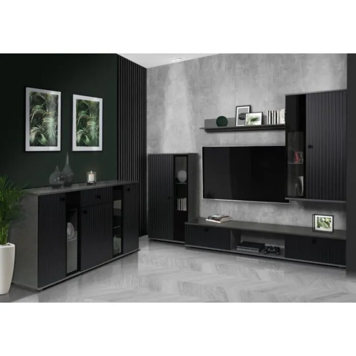 Dnevni regal SAMKI 5 . Dnevni regal SAMKI 5 je narejen iz kvalitetne laminirane plošče debeline 15 mm. Ima melaminski obrob ter plastične ročaje. Vsebuje