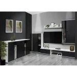 Dnevni regal SAMKI 6 . Dnevni regal SAMKI 6 je narejen iz kvalitetne laminirane plošče debeline 15 mm. Ima melaminski obrob ter plastične ročaje. Vsebuje