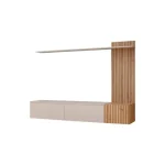 Dnevni regal SOLE . Dnevni regal SOLE je modernega dizajna. Kombinacija preprostega in privlačnega dizajna se bo podal v vsak prostor. Narejen je iz