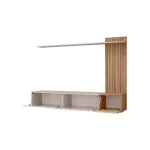 Dnevni regal SOLE . Dnevni regal SOLE je modernega dizajna. Kombinacija preprostega in privlačnega dizajna se bo podal v vsak prostor. Narejen je iz