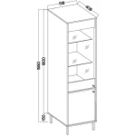 Dnevni regal TOMI bež - slika 9