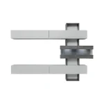 Dnevni regal TORINO . Dnevni regal TORINO je moderno oblikovan in elegantnega videza. Vrata omaric se odpirajo s push-click sistemom. V ceno je vključena tudi