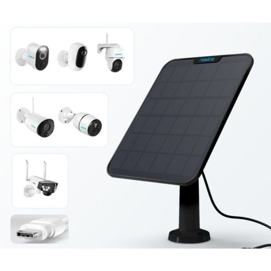 DODATEK ZA PAMETNI DOM REOLINK SOLARNI PANEL 2 ČRNA - slika 7