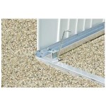 DODATKI ZA KOVINSKE HIŠKE BIOHORT 150X78X4 CM ALUMINIJASTI TALNI OKVIR