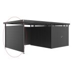 DODATKI ZA KOVINSKE HIŠKE BIOHORT 277X2.5X181 CM STRANSKI NADSTREŠEK H5