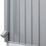 DODATKI ZA KOVINSKE HIŠKE BIOHORT SET CEVI ZA DEŽEVNICO 170 CM PEŠČENO SIVA