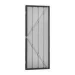 DODATKI ZA KOVINSKE HIŠKE GLOBEL KOMPLET VRAT 1 ANTRACIT 178 X 67 CM (HD178E) - slika 3