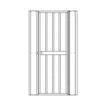 DODATKI ZA KOVINSKE HIŠKE GLOBEL KOMPLET VRAT 1 ANTRACIT 178 X 67 CM (HD178E) - slika 8