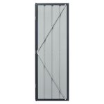 DODATKI ZA KOVINSKE HIŠKE GLOBEL KOMPLET VRAT 2 ANTRACIT 200 X 67 CM (HD2E) - slika 2