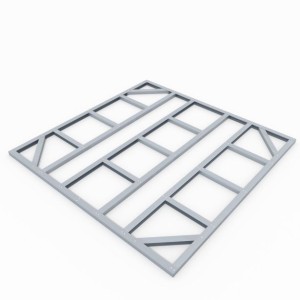 DODATKI ZA KOVINSKE HIŠKE GLOBEL TALNI OKVIR GLOBEL 8X8 D234 X V237 CM (F88GAL)