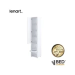 Dodatna omara za posteljo v omari METULJ 1 . Visoka, navpična omara za knjige z vrati, dvema vdolbinama in predalom, je na voljo v različnih barvah. Popolna