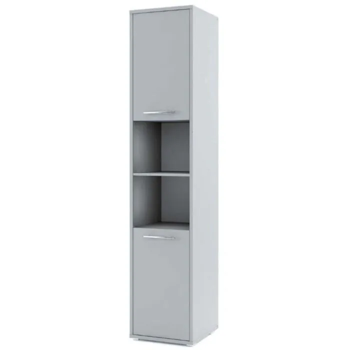 Dodatna omara za posteljo v omari METULJ PRO 2 Dodatna omara za posteljo v omari METULJ PRO 2 . Visoka, navpična stenska polica je v navpični izvedbi. Knjižna polica je opremljena z omarico, ki jo je