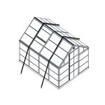 DODATNA PROTI VETRNA ZAŠČITA S SIDRANJEM PALRAM ZA RASTLINJAK