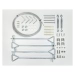 DODATNA PROTI VETRNA ZAŠČITA S SIDRANJEM PALRAM ZA RASTLINJAK - slika 12