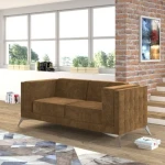 Dvosed DALAS . Dvosed DALAS je elegantnega videza, ki vam bo polepšal vsak prostor. Vzmeten je z valovitimi vzmetmi, ki nudijo še večjo udobnost in oporo