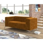 Dvosed DALAS . Dvosed DALAS je elegantnega videza, ki vam bo polepšal vsak prostor. Vzmeten je z valovitimi vzmetmi, ki nudijo še večjo udobnost in oporo