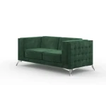 Dvosed DALAS . Dvosed DALAS je elegantnega videza, ki vam bo polepšal vsak prostor. Vzmeten je z valovitimi vzmetmi, ki nudijo še večjo udobnost in oporo