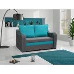 Dvosed NIKY . Dvosed NIKY je udoben dvosed, ki je popolen za majhne in velike prostore. Je praktičen, saj ima vgrajeno posodo za shranjevanje posteljnine ter