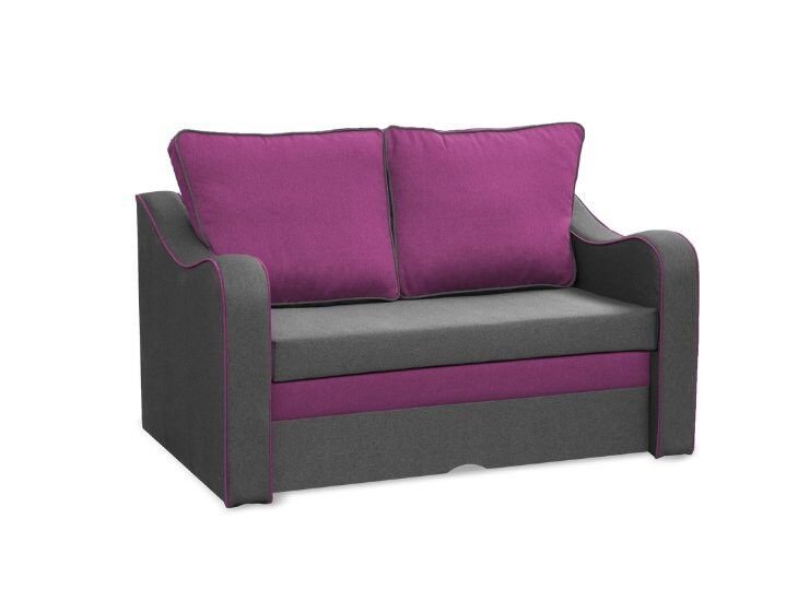 Dvosed NIKY Dvosed NIKY je udoben dvosed, ki je popolen za majhne in velike prostore. Je praktičen, saj ima vgrajeno posodo za shranjevanje posteljnine ter udobno spalno