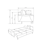 Dvosed RAKITA  bež - slika 12