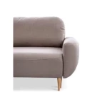 Dvosed RAKITA siva . Dvosed RAKITA je presenetljivo preprostega ter minimalističnega izgleda. Ima lesene noge, katere zagotavljajo večjo stabilnost ter