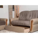 Dvosed RINO . Dvosed Rino je klasičen dvosed narejen iz kvalitetnih materialov. Dvosed ima predal za shranjevanje različnih stvari, kot je posteljnina.