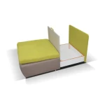 Dvosed TORI . Dvosed TORI je primeren za vsak prostor, kjer potrebujete dodatno ležišče. Je zelo ekonomičen saj ga lahko v hipu raztegnete v ležišče in