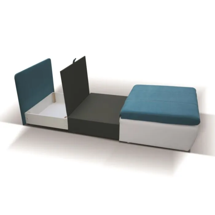 Dvosed TORI Dvosed TORI . Dvosed TORI je primeren za vsak prostor, kjer potrebujete dodatno ležišče. Je zelo ekonomičen saj ga lahko v hipu raztegnete v ležišče in