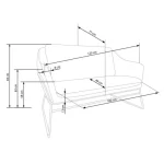 Dvosed VIKTOR - slika 8