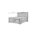 Električna postelja VERA 140x200 . Električna postelja VERA je sestavljena iz dveh vzmetnic in nadvložka. Ena je sestavljena iz Bonnell vzmeti, druga pa ima