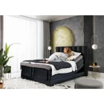 Električna postelja VERA 160x200 . Električna postelja VERA je sestavljena iz dveh vzmetnic in nadvložka. Ena je sestavljena iz Bonnell vzmeti, druga pa ima