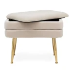 Enojna klop PAVLINA bež . Enojna klop PAVLINA je eleganten kos pohištva, ki popestri vaš prostor. Njen poseben dizajn vas bo navdušil, saj prinese vašemu