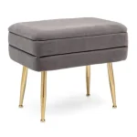 Enojna klop PAVLINA siva . Enojna klop PAVLINA je eleganten kos pohištva, ki popestri vaš prostor. Njen poseben dizajn vas bo navdušil, saj prinese vašemu