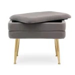 Enojna klop PAVLINA siva . Enojna klop PAVLINA je eleganten kos pohištva, ki popestri vaš prostor. Njen poseben dizajn vas bo navdušil, saj prinese vašemu