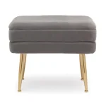 Enojna klop PAVLINA siva . Enojna klop PAVLINA je eleganten kos pohištva, ki popestri vaš prostor. Njen poseben dizajn vas bo navdušil, saj prinese vašemu