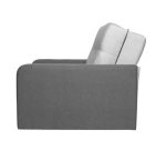 Dvosed ALI 1 je primerna za vsak prostor. Narejena je iz kvalitetnih materialov. Ima možnost da se raztegne v udobno ležišče. Material: - Blago Dimenzije: