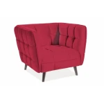 Enosed ZWAK . Udoben in moderen enosed ZWAK bo popestril vašo dnevno sobo. Dobavljiv je v več barvah. Enosed je iz žametne tkanine, nogice pa so lesene in