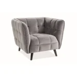 Enosed ZWAK . Udoben in moderen enosed ZWAK bo popestril vašo dnevno sobo. Dobavljiv je v več barvah. Enosed je iz žametne tkanine, nogice pa so lesene in