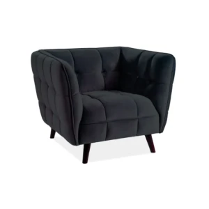 Enosed ZWAK . Udoben in moderen enosed ZWAK bo popestril vašo dnevno sobo. Dobavljiv je v več barvah. Enosed je iz žametne tkanine, nogice pa so lesene in