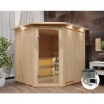 FINSKA SAVNA JARIN 9+9KW GRELEC ZR KOTNI VHOD+STREŠ.VENEC